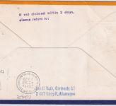 BRD - 2x25 Pfg. Jugend/Fischadler Luftpost-Drucksache n. ISRAEL Düsseldorf 1973