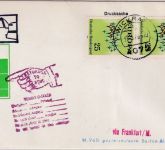 BRD - 2x25 Pfg. Europa Luftpost-Drucksache n. USA Wickrath - Boston 1973