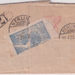 DR - Berlin 58 Orts-Telegramm aus Berlin 61 1923 Rohrpost !
