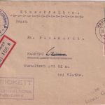 All.Bes. - 60+16 Pfg. Arbeiter Ortseinschreibebrief Hamburg 6 - 18.9.47 Zensur !