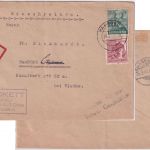 All.Bes. - 60+16 Pfg. Arbeiter Ortseinschreibebrief Hamburg 6 - 18.9.47 Zensur !