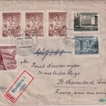 Slowakei - Bratislava 10.12.43 Einschreibebrief n. FRANKREICH - Doppelzensur