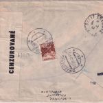 Slowakei - Bratislava 10.12.43 Einschreibebrief n. FRANKREICH - Doppelzensur