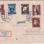 Slowakei - Poprad 22.11.43 Einschreibebrief n. Klatovy (B&M) - Doppelzensur