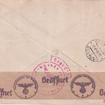 Slowakei - Poprad 22.11.43 Einschreibebrief n. Klatovy (B&M) - Doppelzensur