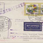 Berlin - 2x30 Pfg. Wofa Luftpost Drucksache n. CHILE SST Essen - Santiago 1974