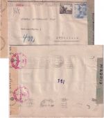Spanien - Madrid (Fiat Hispania) 14.1.43 Zensurbrief n. SCHWEDEN Doppelzensur !