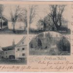 Bayern - Valley Wirtschaft Schloss etc. sw-Mehrbild-AK gelaufen 1905
