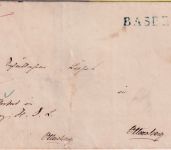 Hannover - Oberndorf/Basbeck Paketbegleitbrief n. Ottersberg 1853