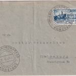 FZ/Baden - 30 Pfg. Ingenieur-Kongress SST Konstanz Brief n. Coburg 25.6.49