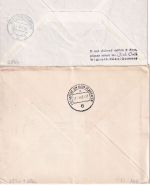 Portugal/BRD - TAP Erstflug Lissabon FFM u. retour 2 Luftpostbelege 17.1.63
