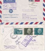 Bulgarien/DDR - Lufthansa-Ost Erstflug Berlin/Ost Sofia u. retour 2.4.63