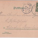 Bayern - Weyarn Schulhaus etc. Mehrbild-Farblitho gelaufen 1898