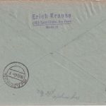 Bizone - FZ-Fremdverwendung Einschreibebrief Tann (Rhön) - Elsterwerda 5.12.49