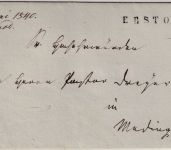 Hannover - Ebstorf 18/6 L1 Portobrief n. Mudingen (?) 1840