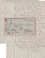 Hannover - Dalenburg L1 Paketbegleitbrief n. Uelzen 1830 - mit Inhalt