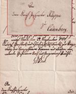Hannover/Kgr. Westphalen - Stade 1784 portofreier Brief n. Cadenberg mit Inhalt