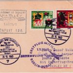 DDR - Interflug Erstflug Berlin Budapest 26.10./1.11.63 Zuleitungspost