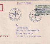 CSSR - Interflug Erstflug Prag Berlin 2.11.63 Einschreibebrief/Schmuckkuvert