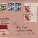 FZ/Rhld.-Pfalz - Kaiserslautern 11.6.48 Orts-Eil-Einschreibebrief 156 Pfg.-Tarif