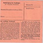 BRD - 50 Pfg Heuss I senkr. Paar Schnellpaketkarte Eichenbühl ü. Miltenberg 1954