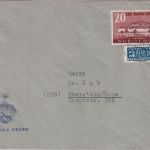 FZ/Württ. - 20 Pfg. 100 J. Dt. Briefmarke Brief Lorch - Oberstein 15.11.49