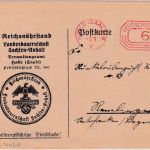 DR - Halle (Saale) 8 6 Pfg. PFS Karte Reichsnährstand n. Remlingen 1938