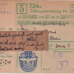 DR - Stov Kühlungsborn Postscheckamt Hamburg Zahlungsanweisung 28.3.45