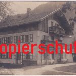 Bayern - Josephtal (Schliersee) Cafe Pension Brunnhof priv. sw-Foto-AK ca. 1920