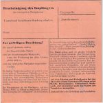 BRD - 90+60 Pfg. Heuss I Schnellpaketkarte Bürgstadt ü. Miltenberg 2.11.54
