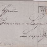 Preussen - 1 Sgr. Adler Brief Ra2 Eisleben 22/7 - Leipzig 1865 - mit Inhalt