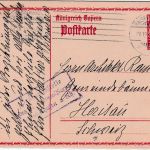 Bayern - 10 Pfg. Hupp Ganzsache i.d. SCHWEIZ Ludwigshafen - Herisau 1915 Zensur