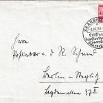 DR - 12 Pfg. Gautheater Saarpfalz Brief/FDC ESST Saarbrücken 9.10.38 n. Berlin