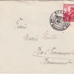 DR - 12 Pfg. 50. Geb. AH Brief SST Berlin Wehrfreiheit+Geburtstag 1939
