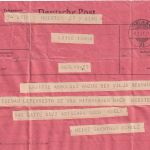 DR - Telegramm Höxter - Berlin 9.2.47 lachsfarbiges Formular