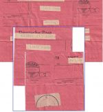 DR - Telegramm Höxter - Berlin 9.2.47 lachsfarbiges Formular