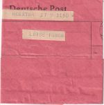 DR - Telegramm Höxter - Berlin 9.2.47 lachsfarbiges Formular