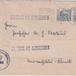 All.Bes. - 2x12 Pfg. Arbeiter Brief Braunschweig - Göttingen 19.7.47 Zurück !