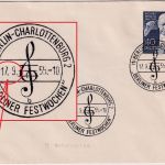 Berlin - 40 Pfg. Richard Strauss Vor-FDC ESST Berlin-Charlottenburg 17.9.55