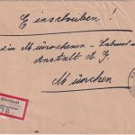 All.Bes. - Nachterstedt ü. Aschersleben Poststelle I Einschreibebrief 30.4.46