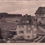 Sachsen-Anhalt - Radiumbad Brambach Haus Waldfrieden sw-Foto-AK ca. 1935/40
