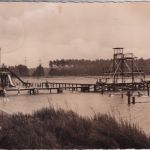 Sachsen-Anhalt - Dessau Bad Adria sw-Foto-AK gelaufen 1966