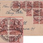 All.Bes./Währungsreform - 10x24 Pfg. Arbeiter Brief Allstedt (Helme) 3.7.48