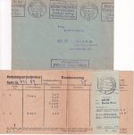 Berlin - Berlin-West SCHA Postscheckbrief n. SW29 1952 - mit Inhalt