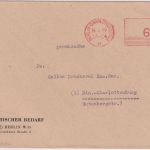 Berlin - Berlin Charlottenburg 2 14.4.49 6 Pfg. aptierter PFS Ortsdrucksache