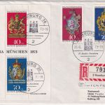 BRD - Hamburg 1973 37. Dt. Anwaltstag SST Einschreibebrief n. Duisburg