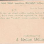 DR - Halstenbek 1909 illustr. Firmen-Drucksachenkarte n. Fischbachau