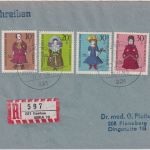 BRD - Itzehoe IBRIA 70 Sonder-R-Zettel Einschreibebrief n. Pinneberg 22.11.70
