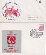 BRD - Kiel 1972/1987 9 versch. Privatganzsachen mit Ortsbezug