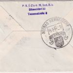 BRD - Dt. Schiffspost MS Nils Holgersson Zuleitung Erstflug DDR-Lufthansa 1.5.62